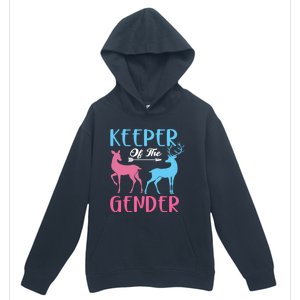 Keeper Of The Gender Buck Or Doe Gender Reveal Party Gift Urban Pullover Hoodie