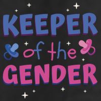 Keeper Of The Gender Pregnancy Reveal 7 Panel Mesh Trucker Snapback Hat