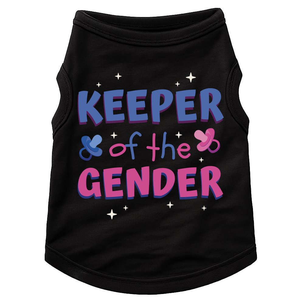 Keeper Of The Gender Pregnancy Reveal Doggie Tank