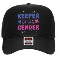 Keeper Of The Gender Pregnancy Reveal High Crown Mesh Back Trucker Hat