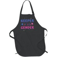 Keeper Of The Gender Pregnancy Reveal Full-Length Apron With Pockets