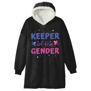 Keeper Of The Gender Pregnancy Reveal Hooded Wearable Blanket