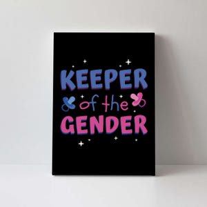 Keeper Of The Gender Pregnancy Reveal Canvas