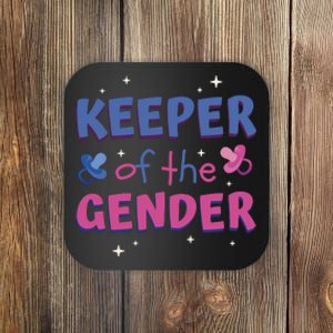 Keeper Of The Gender Pregnancy Reveal Coaster