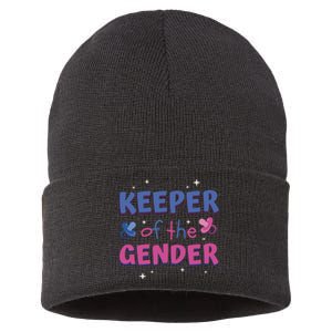 Keeper Of The Gender Pregnancy Reveal Sustainable Knit Beanie