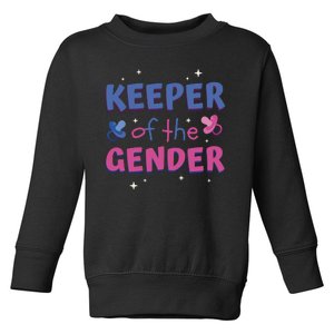 Keeper Of The Gender Pregnancy Reveal Toddler Sweatshirt