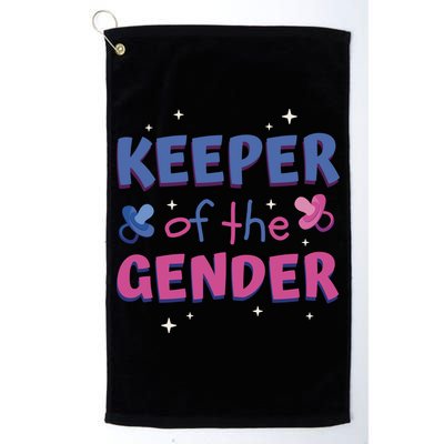 Keeper Of The Gender Pregnancy Reveal Golf Towel