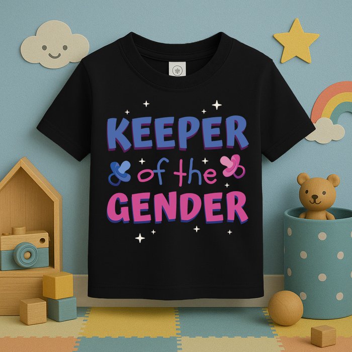 Keeper Of The Gender Pregnancy Reveal Toddler T-Shirt