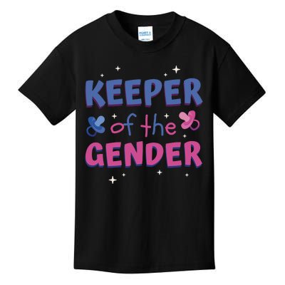 Keeper Of The Gender Pregnancy Reveal Kids T-Shirt