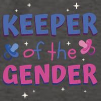 Keeper Of The Gender Pregnancy Reveal Vector Backpack