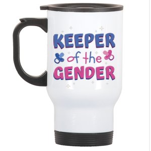 Keeper Of The Gender Pregnancy Reveal Stainless Steel Travel Mug