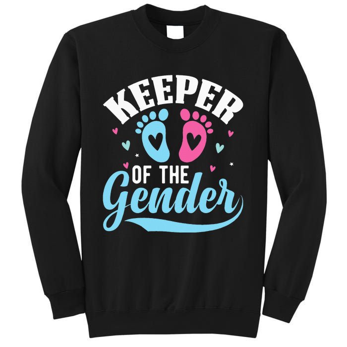 Keeper Of The Gender Pink Or Blue Funny Gender Reveal Party Sweatshirt