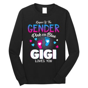 Keeper Of The Gender Pink Or Blue Gigi Loves You Reveal Long Sleeve Shirt