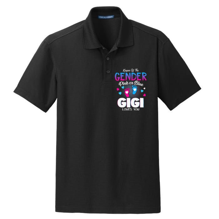 Keeper Of The Gender Pink Or Blue Gigi Loves You Reveal Dry Zone Grid Polo