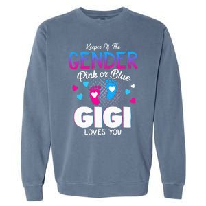 Keeper Of The Gender Pink Or Blue Gigi Loves You Reveal Garment-Dyed Sweatshirt