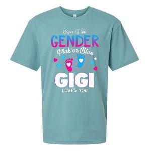 Keeper Of The Gender Pink Or Blue Gigi Loves You Reveal Sueded Cloud Jersey T-Shirt