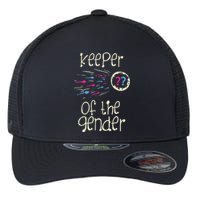 Keeper Of The Gender Reveal Baby Shower Pink Or Blue Party Flexfit Unipanel Trucker Cap