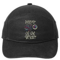 Keeper Of The Gender Reveal Baby Shower Pink Or Blue Party 7-Panel Snapback Hat