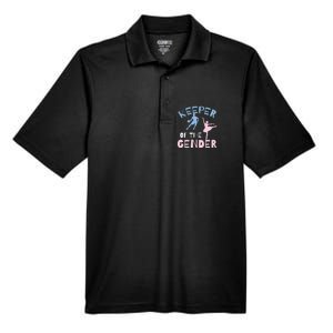 Keeper Of The Gender Reveal Party Basketball Ballet Gift Men's Origin Performance Pique Polo