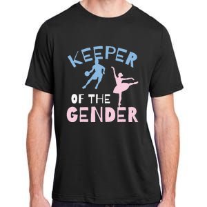 Keeper Of The Gender Reveal Party Basketball Ballet Gift Adult ChromaSoft Performance T-Shirt