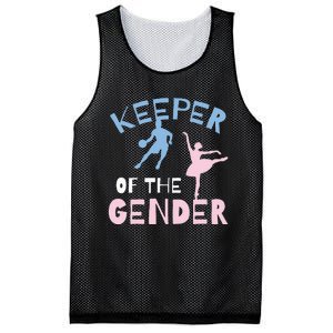 Keeper Of The Gender Reveal Party Basketball Ballet Gift Mesh Reversible Basketball Jersey Tank