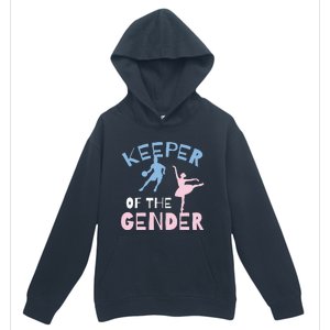 Keeper Of The Gender Reveal Party Basketball Ballet Gift Urban Pullover Hoodie