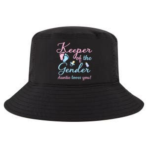 Keeper Of The Gender Auntie Loves Gender Reveal Party Idea Cool Comfort Performance Bucket Hat