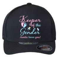 Keeper Of The Gender Auntie Loves Gender Reveal Party Idea Flexfit Unipanel Trucker Cap