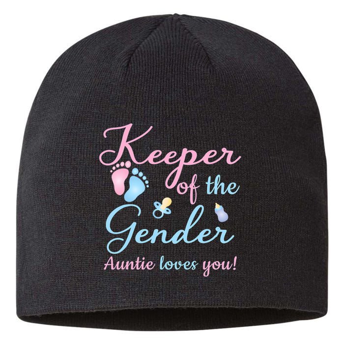 Keeper Of The Gender Auntie Loves Gender Reveal Party Idea Sustainable Beanie