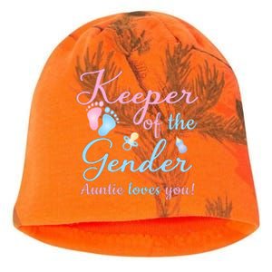 Keeper Of The Gender Auntie Loves Gender Reveal Party Idea Kati - Camo Knit Beanie