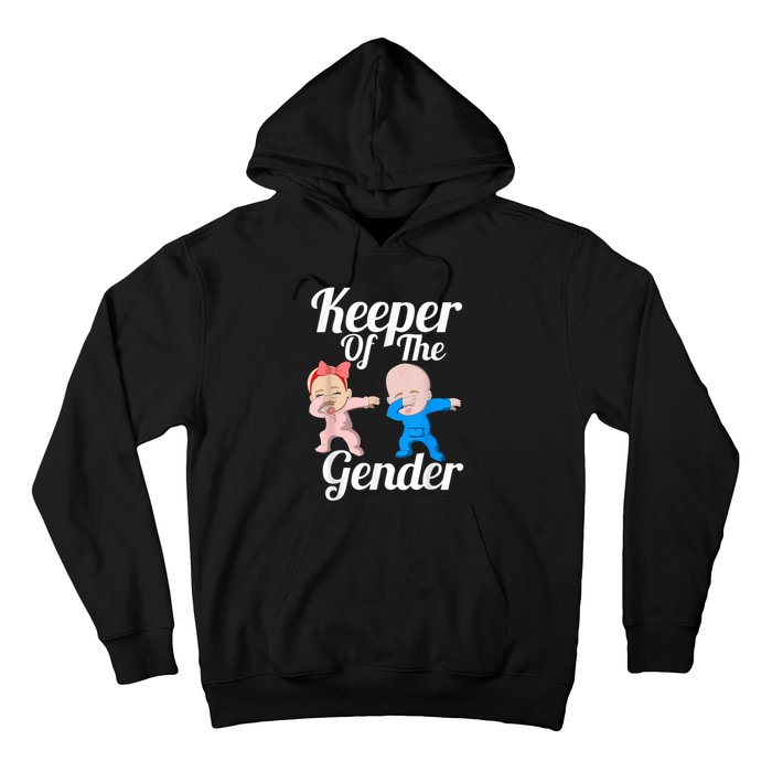 Keeper Of The Gender Cute Gender Reveal Party Couple Hoodie