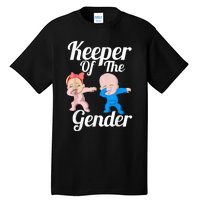 Keeper Of The Gender Cute Gender Reveal Party Couple Tall T-Shirt