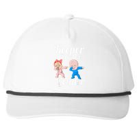 Keeper Of The Gender Cute Gender Reveal Party Couple Snapback Five-Panel Rope Hat