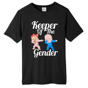 Keeper Of The Gender Cute Gender Reveal Party Couple Tall Fusion ChromaSoft Performance T-Shirt