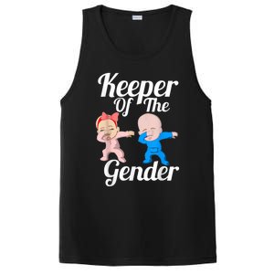 Keeper Of The Gender Cute Gender Reveal Party Couple PosiCharge Competitor Tank