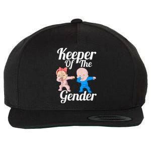 Keeper Of The Gender Cute Gender Reveal Party Couple Wool Snapback Cap