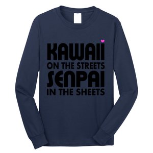 Kawaii On The Streets Senpai In The Sheets Long Sleeve Shirt