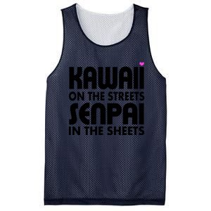 Kawaii On The Streets Senpai In The Sheets Mesh Reversible Basketball Jersey Tank