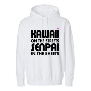 Kawaii On The Streets Senpai In The Sheets Garment-Dyed Fleece Hoodie