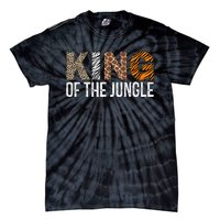 King Of The Jungle Birthday Safari Leopard Family Matching Tie-Dye T-Shirt