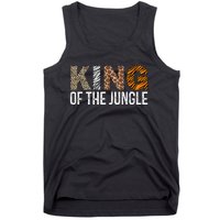 King Of The Jungle Birthday Safari Leopard Family Matching Tank Top