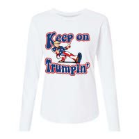 Keep On Trumpin Trump For President 2024 Womens Cotton Relaxed Long Sleeve T-Shirt