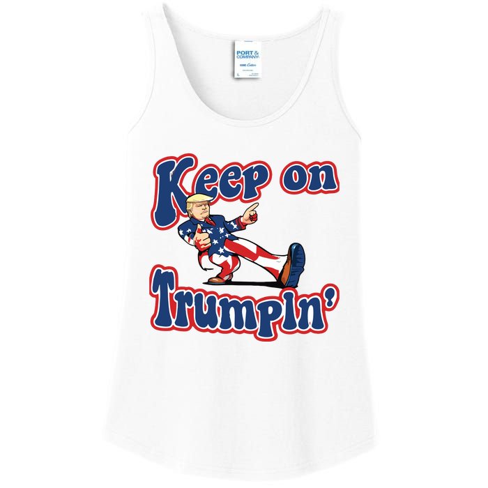 Keep On Trumpin Trump For President 2024 Ladies Essential Tank