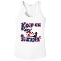 Keep On Trumpin Trump For President 2024 Ladies PosiCharge Competitor Racerback Tank