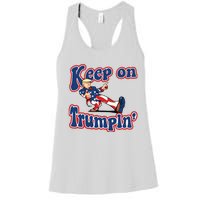 Keep On Trumpin Trump For President 2024 Women's Racerback Tank