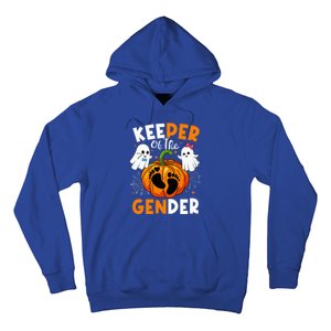 Keeper Of The Gender Reveal Baby Fall Halloween Thanksgiving Hoodie