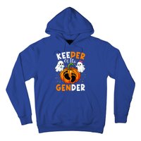 Keeper Of The Gender Reveal Baby Fall Halloween Thanksgiving Hoodie