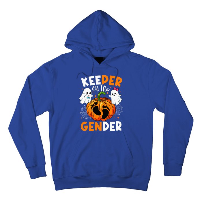 Keeper Of The Gender Reveal Baby Fall Halloween Thanksgiving Hoodie