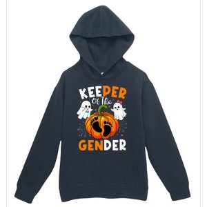 Keeper Of The Gender Reveal Baby Fall Halloween Thanksgiving Urban Pullover Hoodie