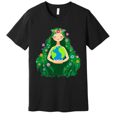 Green Mother Earth Day Premium T-Shirt